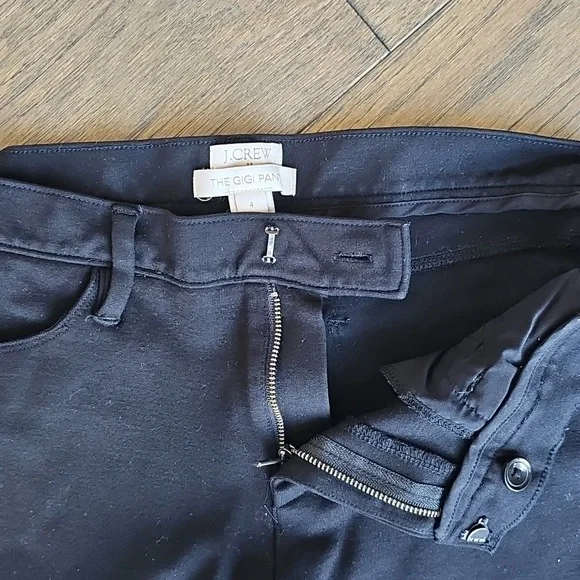 J.Crew Gigi Slim Ankle Pants Bundle Size 4 Black & Navy - Picture 7 of 11
